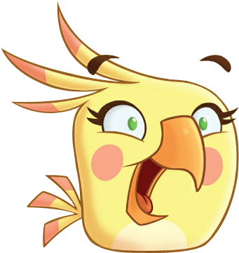 Angry Birds Stella Dahlia Angry Birds Stella Plush - Angry Birds Stella Poppy (355x375)