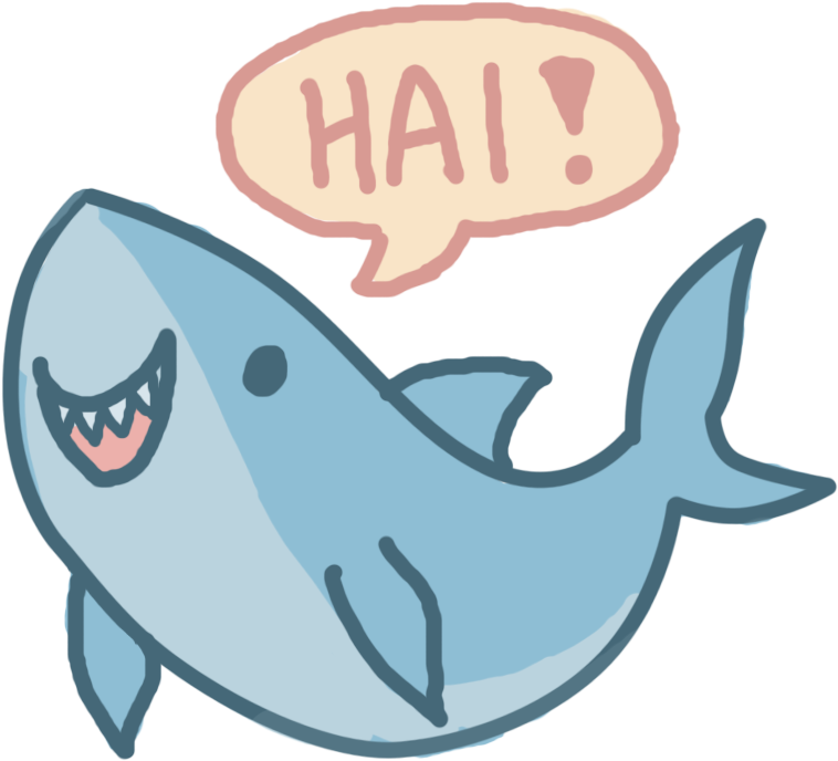 Cute Shark Drawing At Getdrawings Com Free For Personal - Cute Shark (900x834)