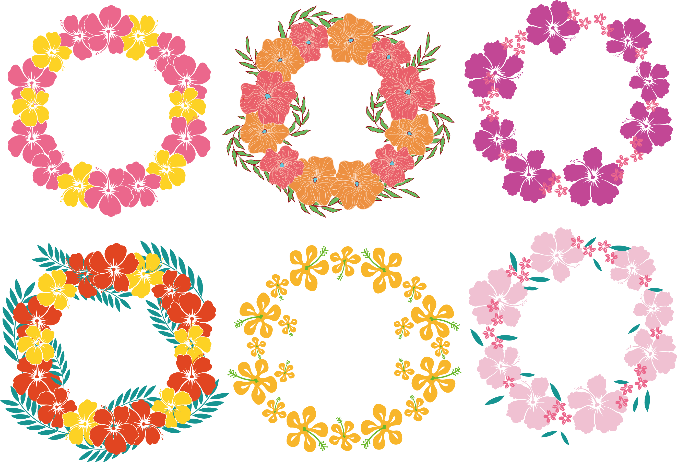 Hawaiian Lei Clip Art - Hawaiian Lei Clip Art (2651x1810)