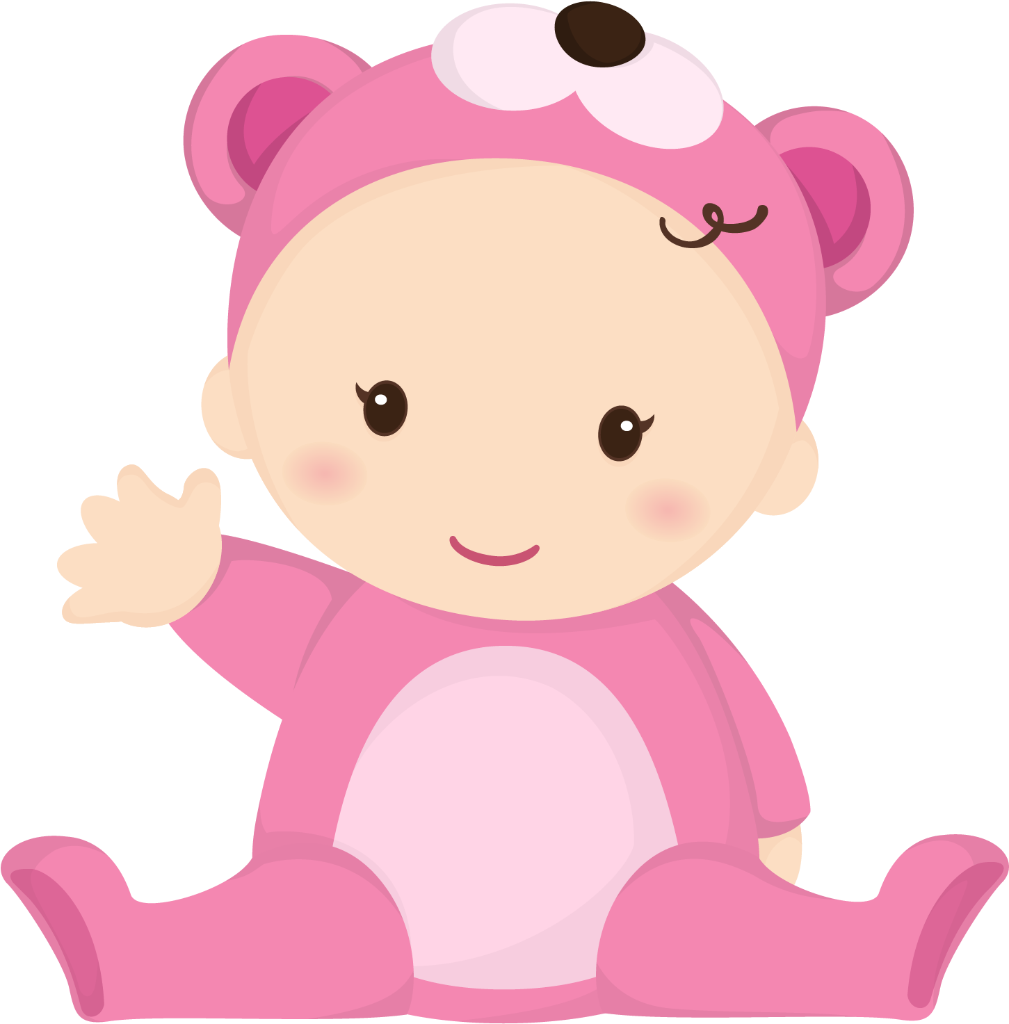 Cute Baby Dolls, Clipart Baby, Baby Memory Books, Baby - Bebe Menina Desenho Png (1500x1500)