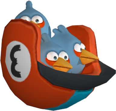 Angry Birds Go Stella Obraz W Wyå¼szej Rozdzielczoå›ci - Angry Birds Go 3d (408x386)