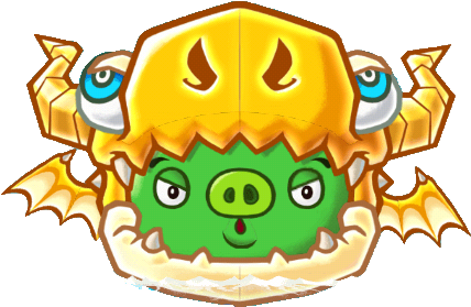 Angry Birds Fight Logo Images Gallery - Angry Birds Dragon Pig (487x338)