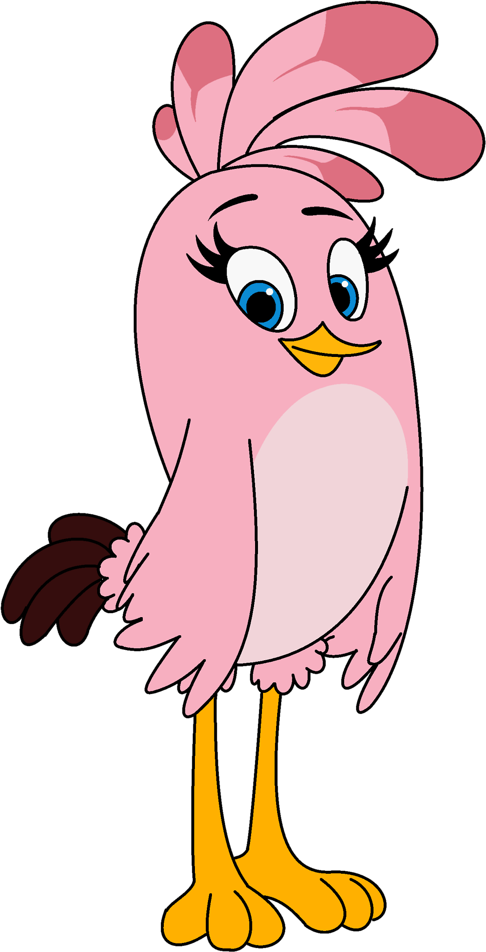 The Angry Birds Movie Angry Birds Red Bird Chuck Bird - Angry Birds Stella Movie (989x1920)