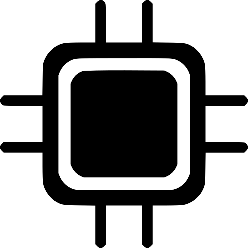 Electronics Component Device Detail Processor Core - Icono Cpu (980x980)