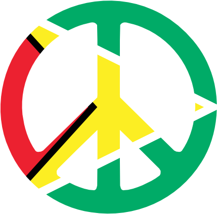 Guyana Flag Color Meaning Clipart - Flag Of Guyana (444x444)