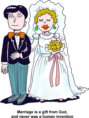 Marriage Gift Clip Art - Marriage Clipart (301x400)