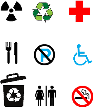 Description Backgrounds 1423860021 Symbols Intro - Seton Wheelchair Symbol Signs - Braille Glow-in-the-dark (407x364)