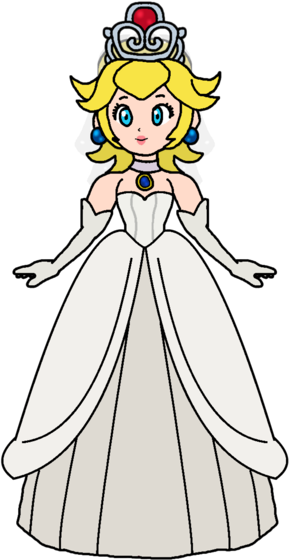 Odyssey Wedding Dress By Katlime - Amiibo Peach Mario Odyssey (710x1126)
