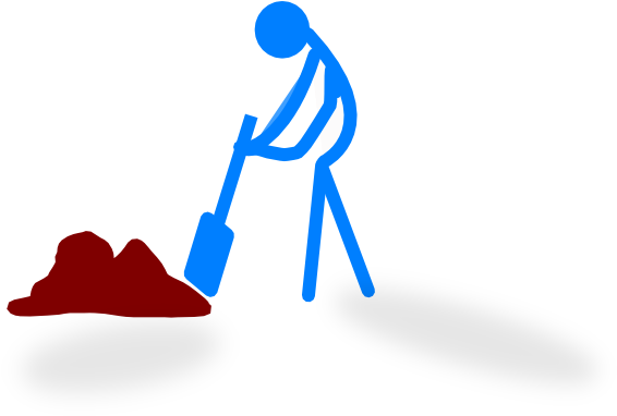 Dig Clip Art At Clker - Dig Animated (600x397)