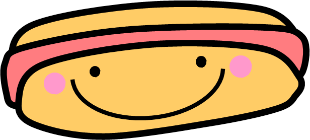 We Celebrated The End Of Our Drawing Unit With A Mo - Hot Dog Smiley Face (616x278)