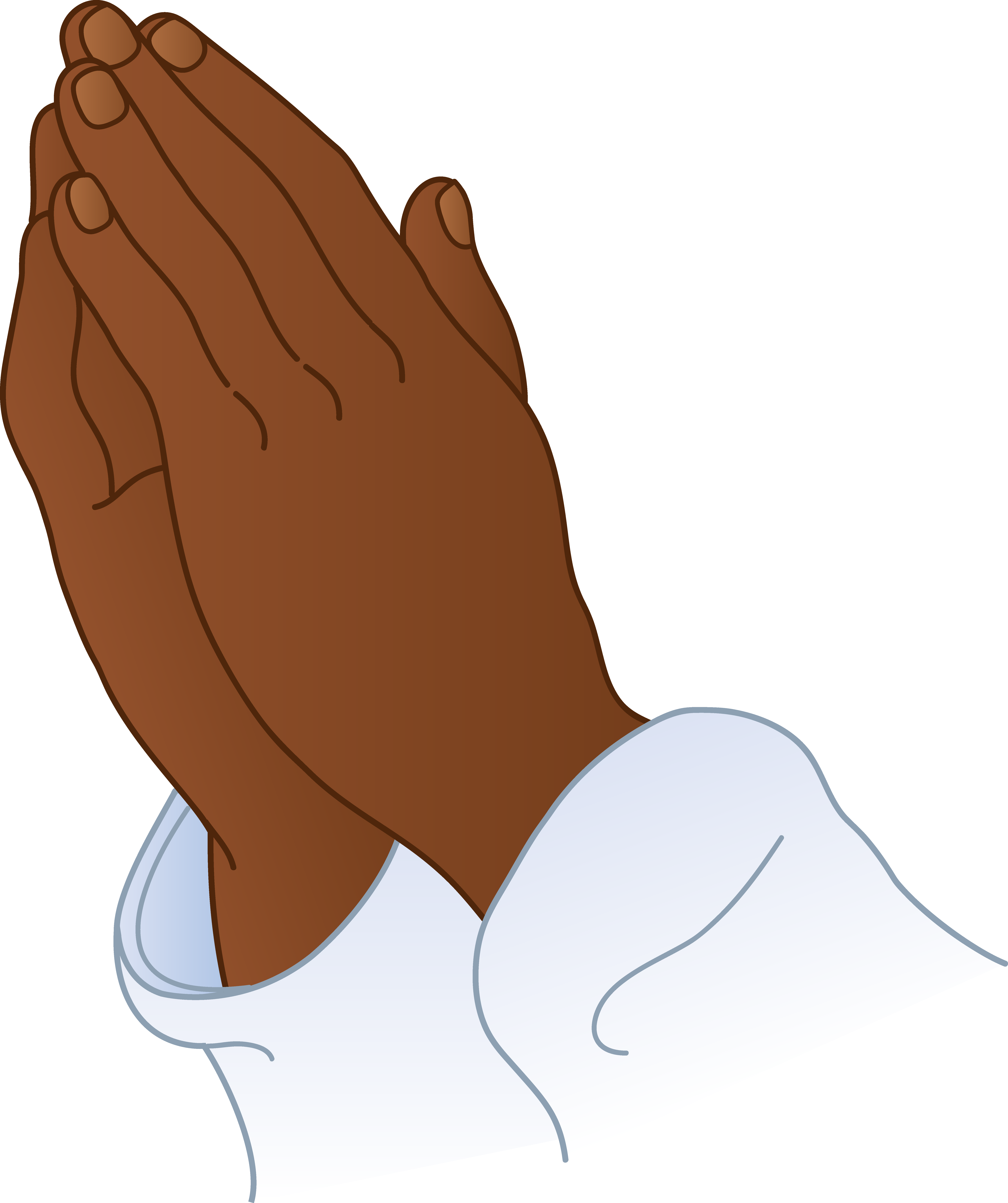 Hand Clipart - Praying Hands (6530x7791)