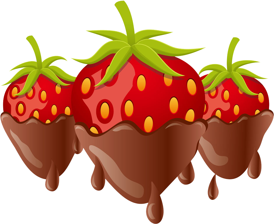 Ice Cream White Chocolate Chocolate-covered Fruit Clip - Ice Cream White Ch...