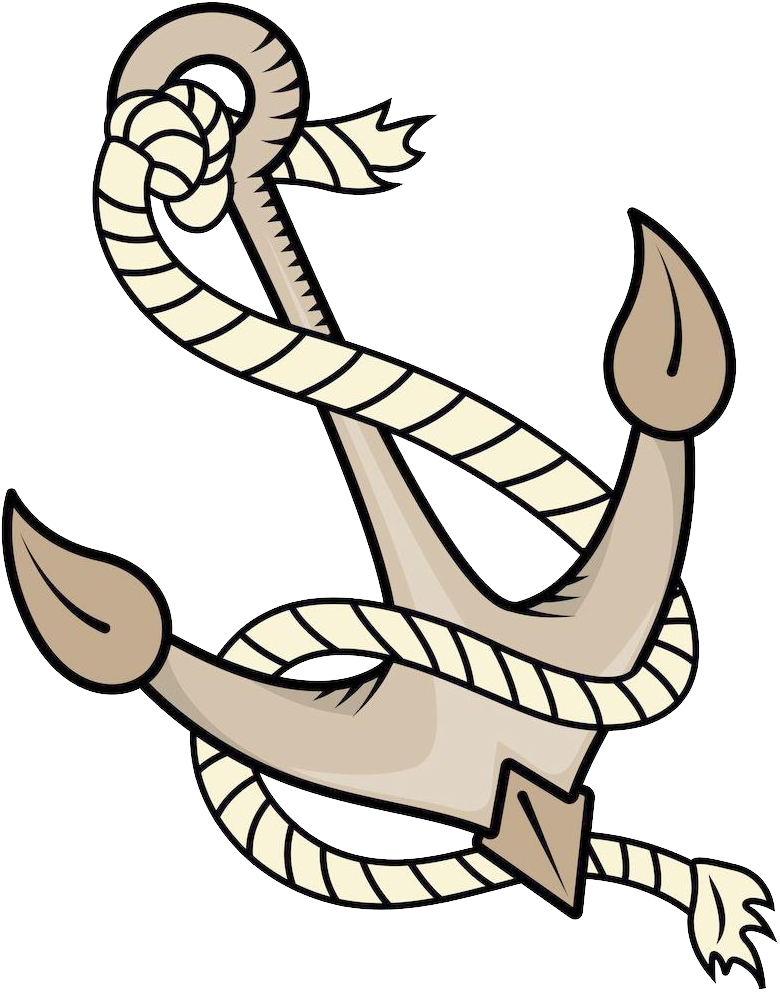 Anchor Rope Cartoon Clip Art - Anchor Rope Cartoon Clip Art (1024x1180)