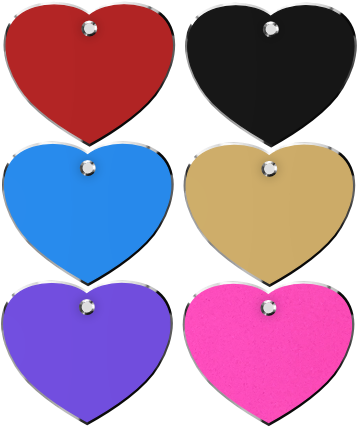Pet Id Tags Heart Shape - Id Pet Tag Png Transparent (450x450)