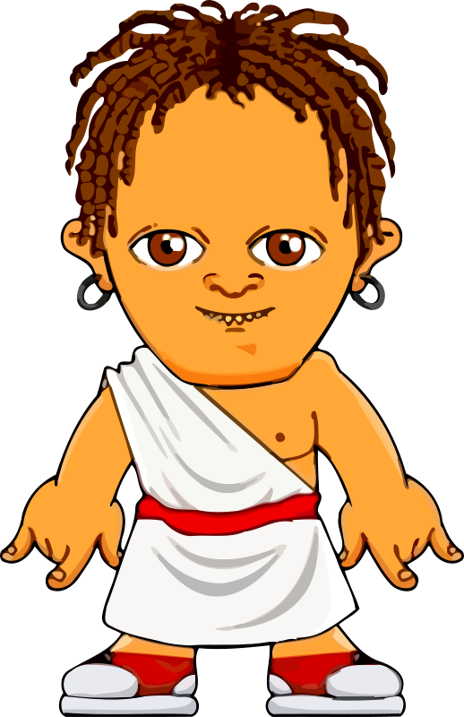 Portrait Clipart Dude - Roman Dude (518x800)