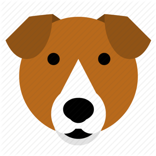 Dog Face Cartoon Png (512x512)