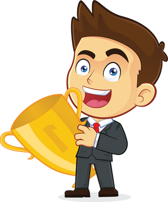 Businessman With Trophy - Entrepreneur (333x400)