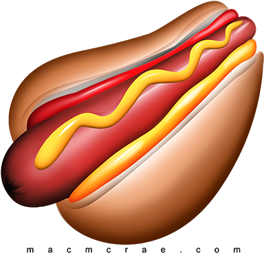 Hot Dog Clipart Transparent - Hotdog With No Background (400x400)