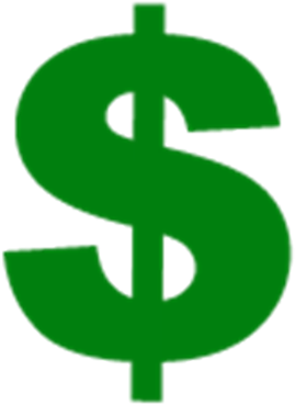 Dollar Sign - Roblox Money Decal (420x420)