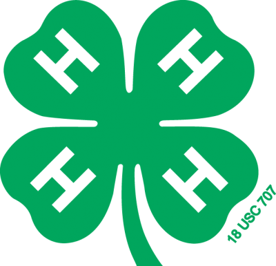 4-h Emblem - 4 H Grows Here Logo (400x385)
