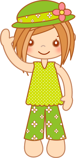 Clip Art Muñequitas* - Esta Tudo Bem Por Ai (245x512)