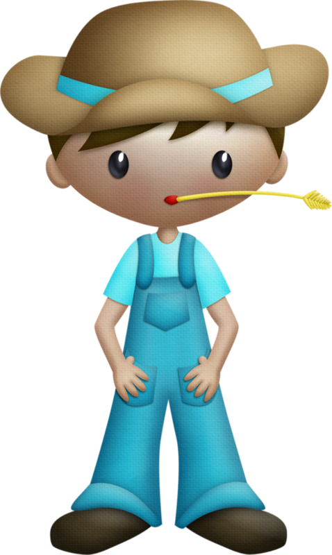 Scrap En La Granja 2 Con Abc - Cartoon Farmer Boy (478x800)
