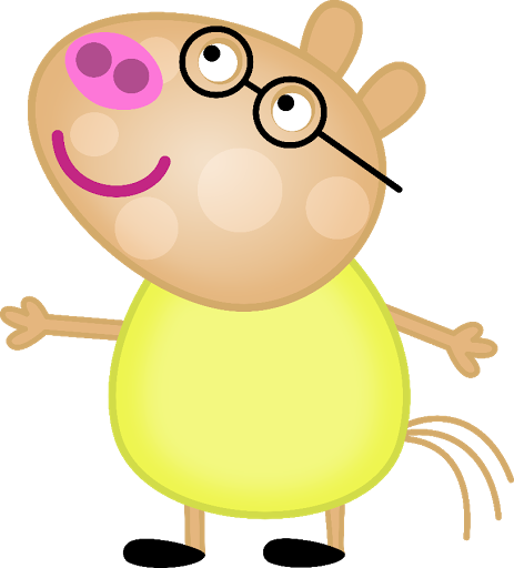 Scrap Peppa Pig - Clipar Peppa Pig Friends (463x512)