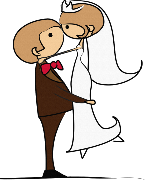 B *✿* De Picasa Web Albums - Novios Caricatura Png (580x720)