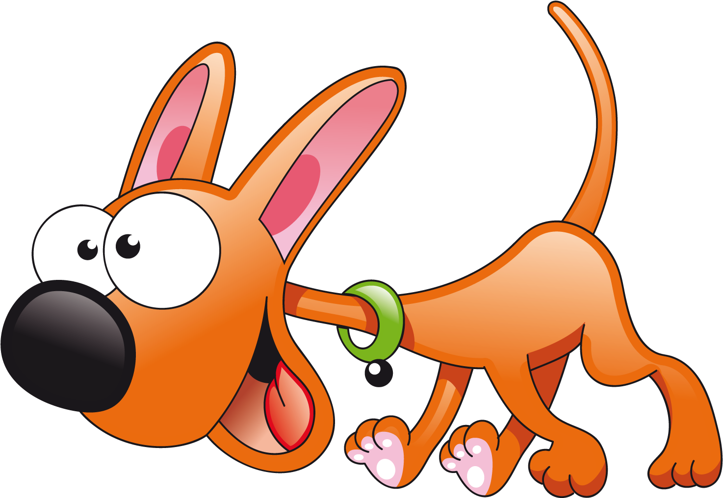 Explore House Rabbit, Dog Games, And More - Orange Dog Cartoon Character (1500x1173)