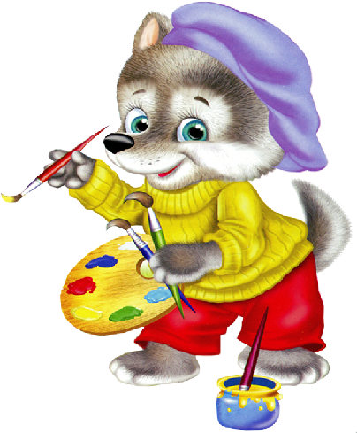 Cartoon Wolf Clip Art Image - Cartoon (500x500)