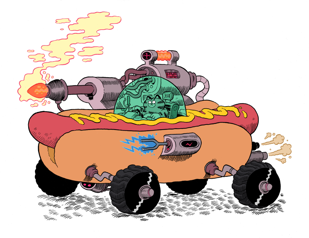 Org View Topic - Hot Dog Car Cartoon (1000x771)