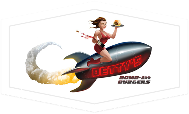 Stop Up For The Jackie O's Beers Tonight , Stay For - Betty's Bomb Ass Burgers (627x378)