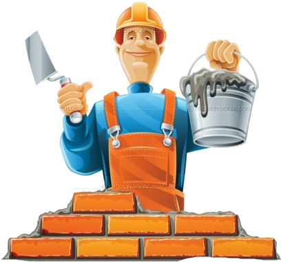 Personnages, Illustration, Individu, Personne, Gens - Builder Vector Free (431x450)