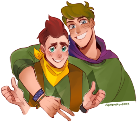 *・° V Camp Boys ( ´∀｀)b．☆．。． - Cartoon (500x449)