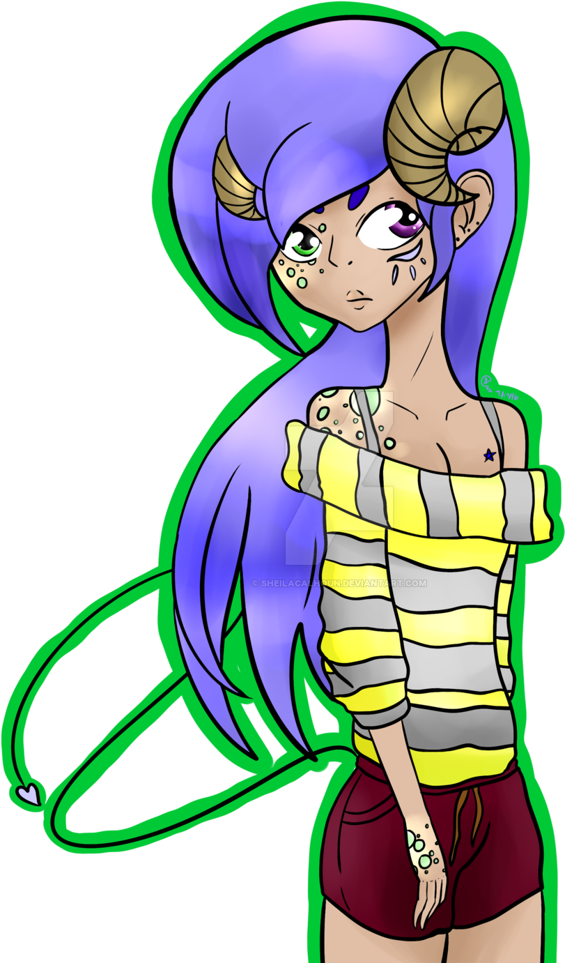 Pretty Girl By Sheilacalhoun Pretty Girl By Sheilacalhoun - Cartoon (1024x1389)