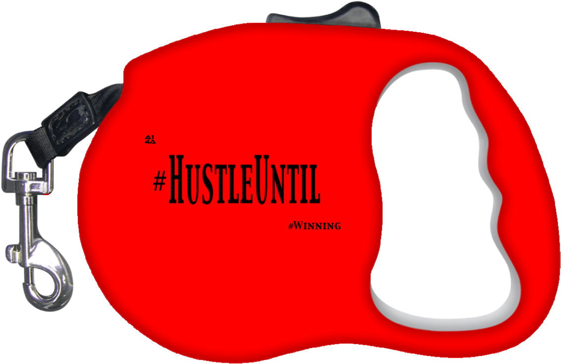 Retractable Dog Leash - Customcat Hustle Until - Wallet (1155x1155)