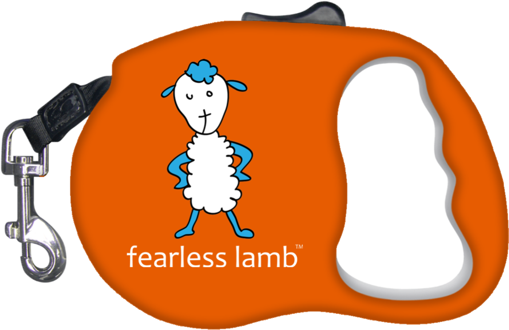 Fearless Lamb Retractable Dog Leash - Leash (1024x1024)