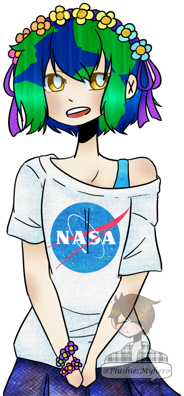 Plushiesmyhero Earth-chan - Nasa (1024x1280)