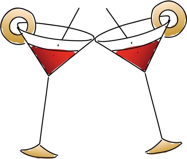 Cocktail Garnish Martini Clip Art - Vector Graphics (700x700)