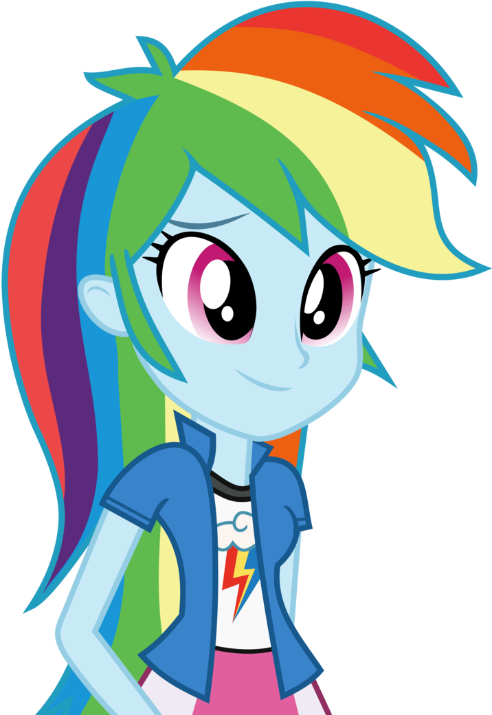 Luckreza8 108 16 Mlp Eqg 3 Rainbow Dash Vector By Luckreza8 - 마이 리틀 포니 레인보우 대쉬 (728x1097)