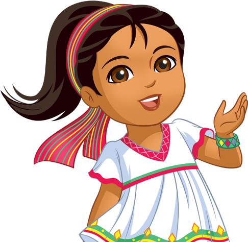 Naiya - Room Mates Popular Characters Dora And Friends Peel (550x510)