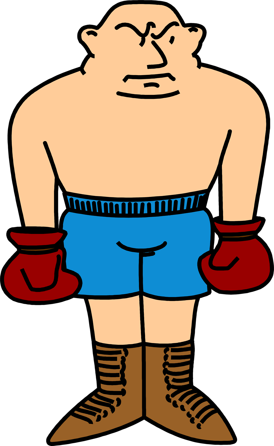 Boxing - Boxer Clipart No Background (958x1556)