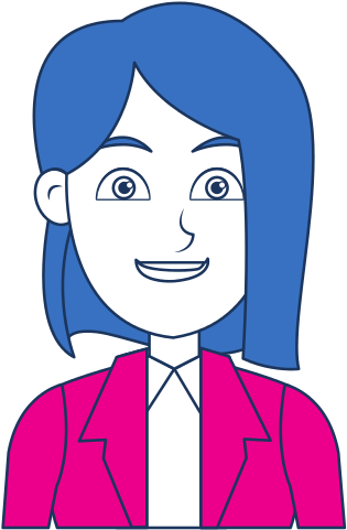 Cartoon Woman Business Employee Character - Cartoon Woman Business Employee Character (550x550)