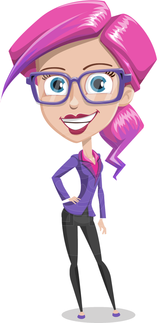 Want A Vector Cartoon In The Pantone Color Of 2018 - Cartoon Characters 2018 (581x1060)