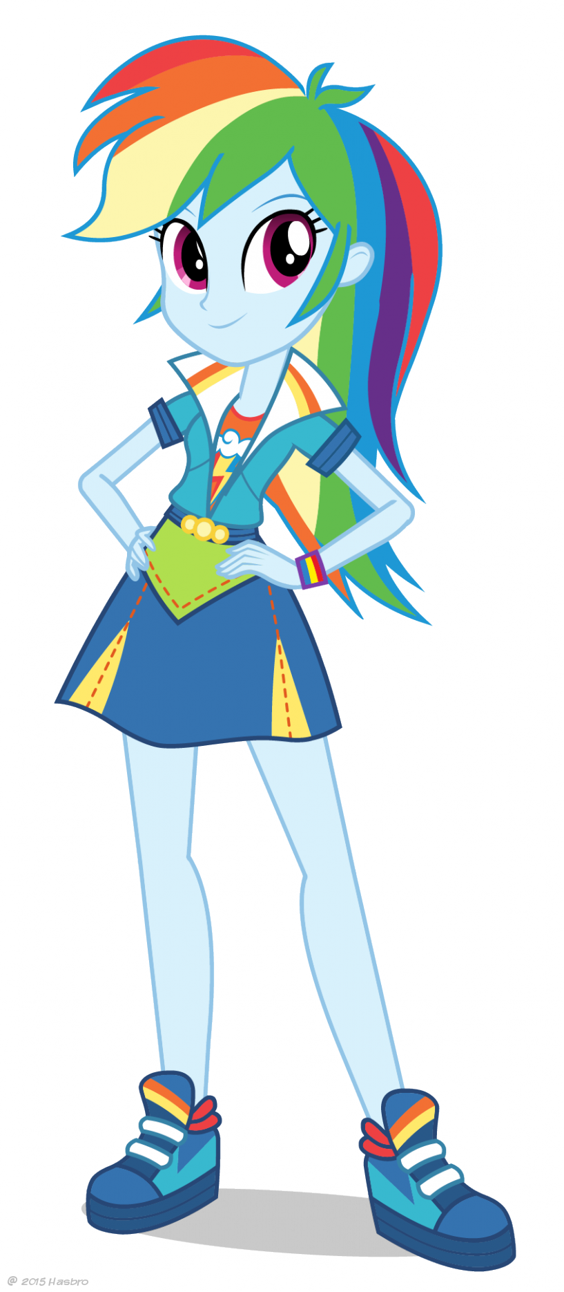 Rainbow Dash In Her Friendship Games Outfit By Superbobiann - Rainbow Dash Friendship Games (817x1869)