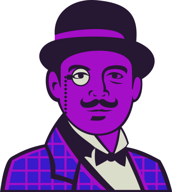 Hercule Poirot Vector Clip Art - Hercule Poirot (600x670)