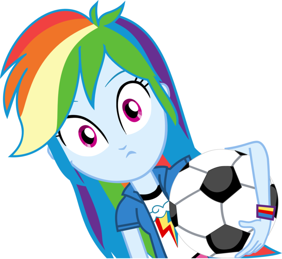 Equestria Girl Rainbow Dash Vector 1 By Darksoul46-d7vkyd1 - Equestria Girls Rainbow Dash Face (934x855)