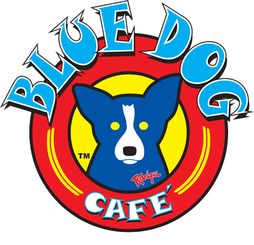 Home Blue Dog Cafe Lake Charles - Blue Dog Cafe Lafayette (500x481)