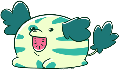 Dog Shadow Clipart - Steven Universe Pumpkin Dog (500x293)