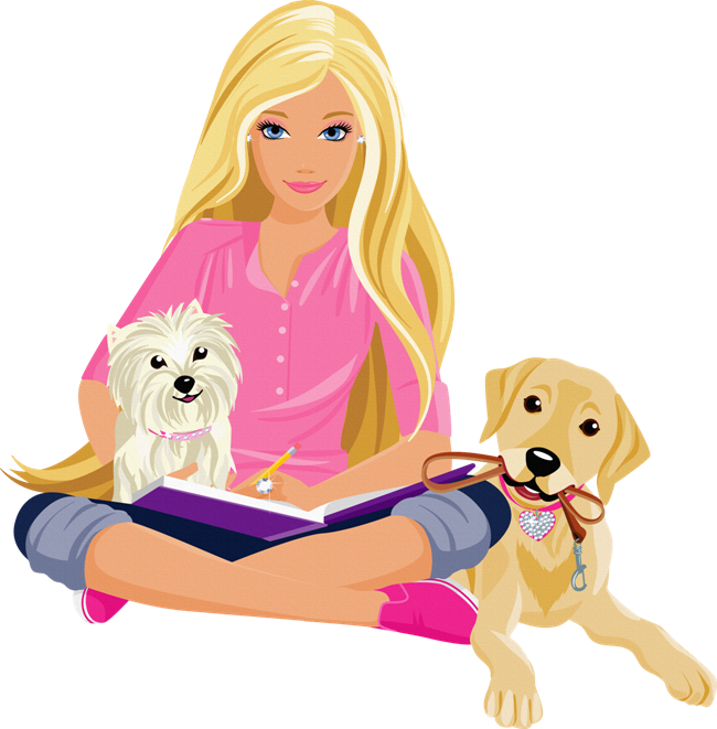 Scrap - Barbie: Girls Coloring Book (650x661)